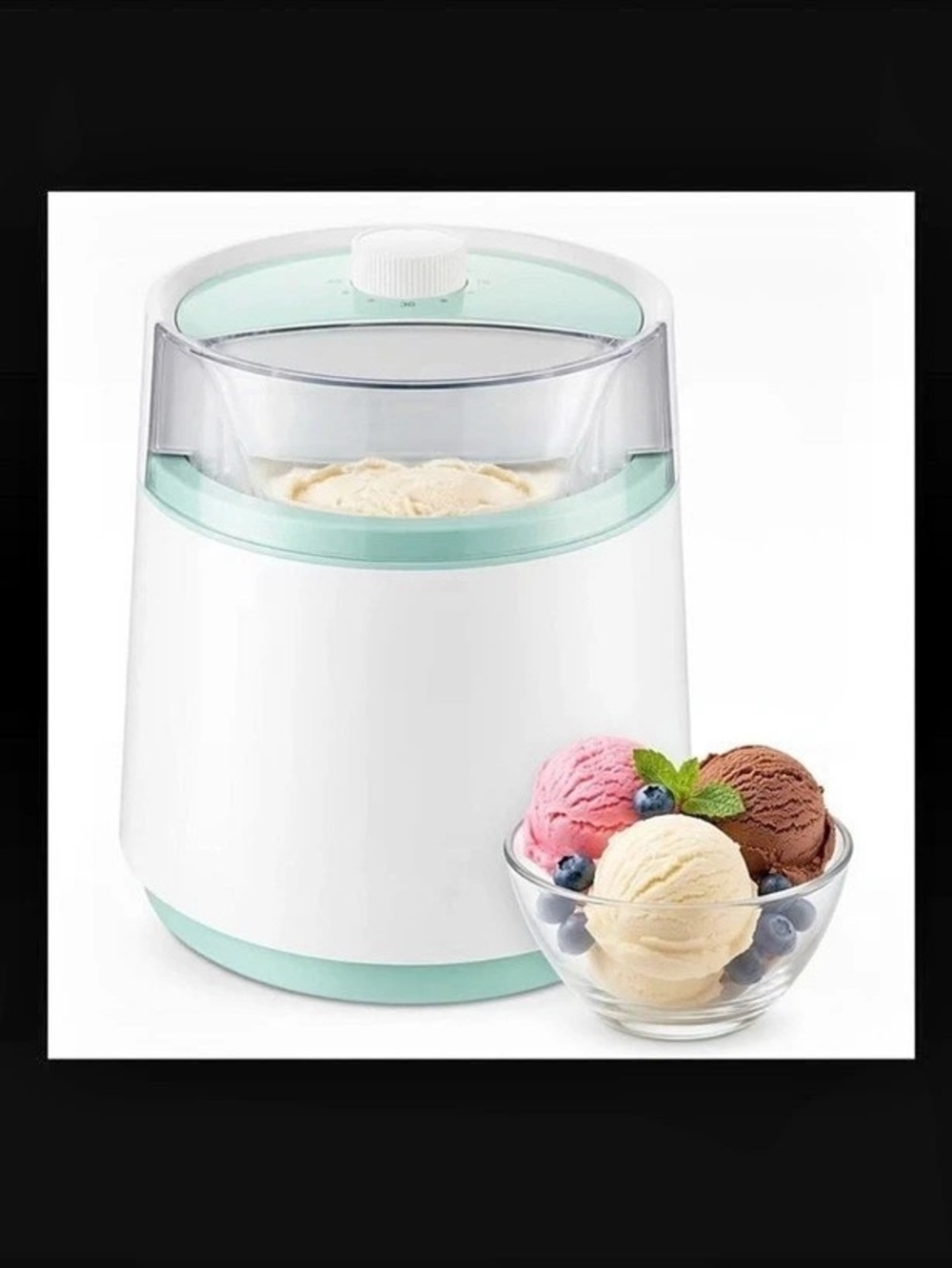 Cuisinart ICE-22 Ice Cream Maker White & Green